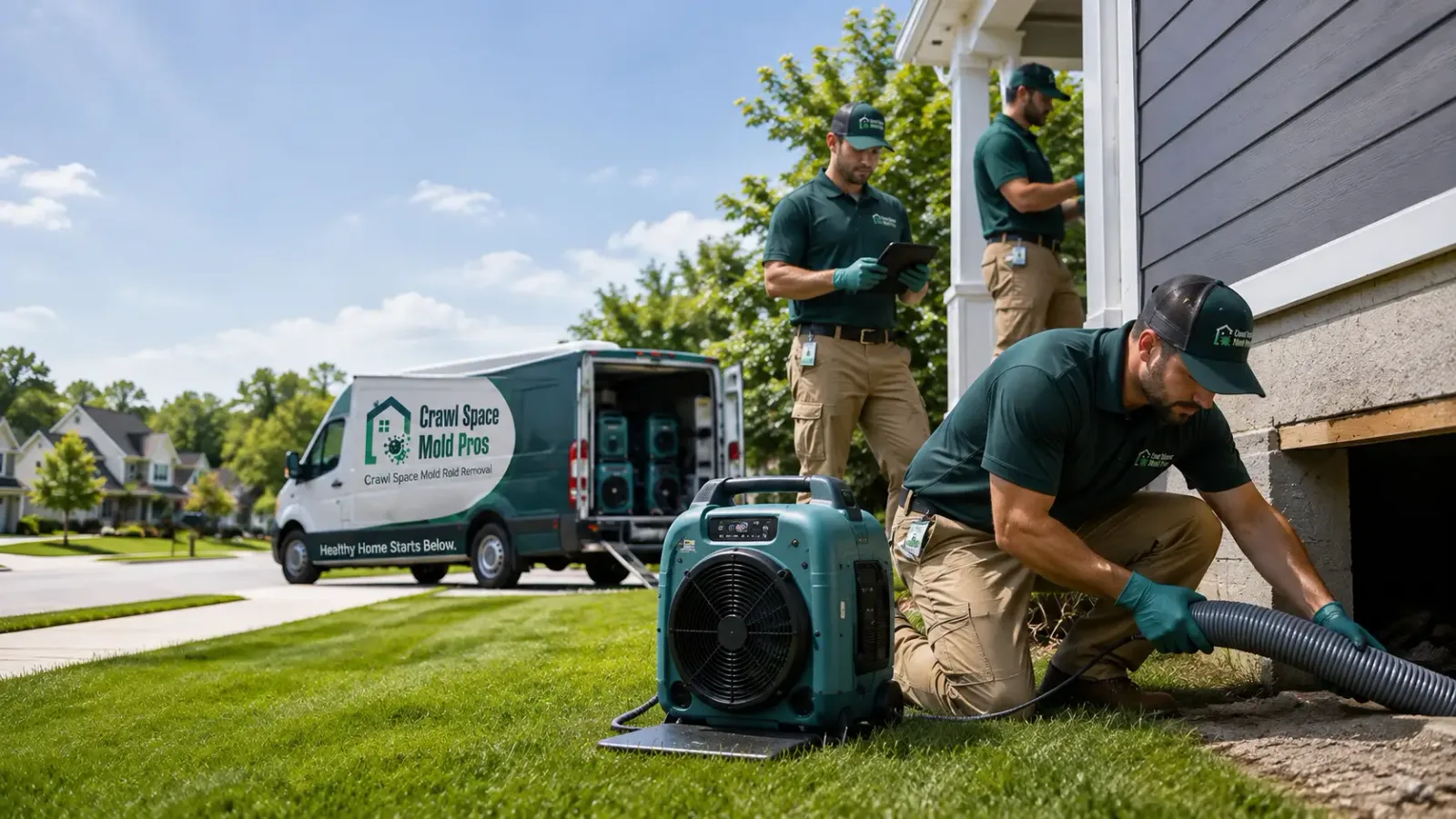 Crawl Space Mold Removal in La Porte, IN